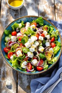 mediterranean greek feta salad