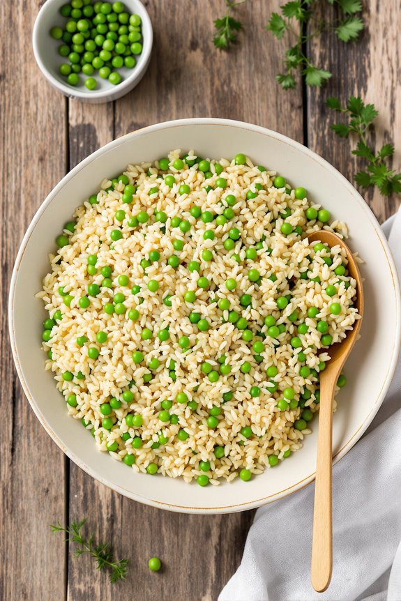 pea rice pilaf recipe
