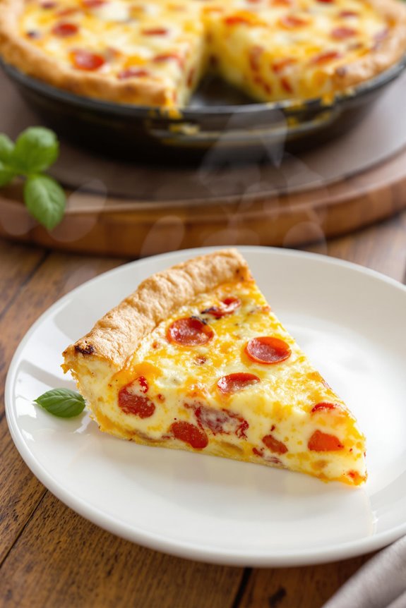 pizza style quiche recipe instructions