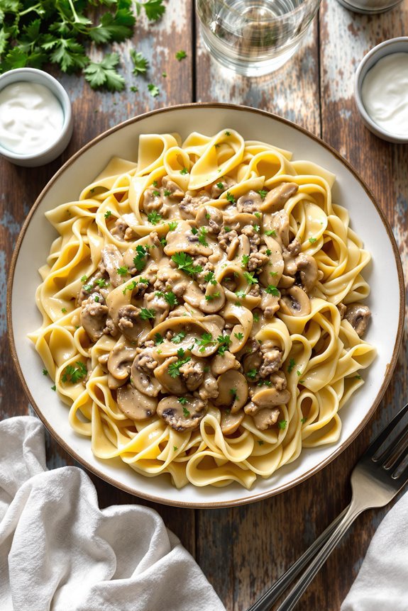rustic beef stroganoff recipe