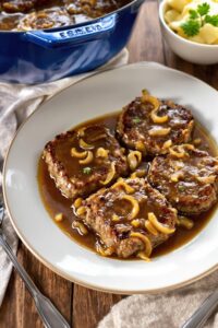 savory hamburger steak recipe