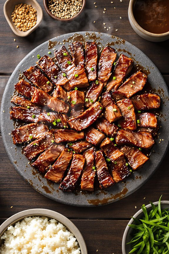 savory sweet beef dish