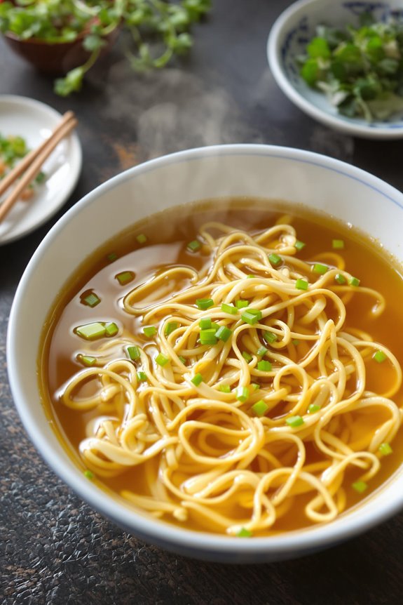 simple comforting egg drop soup