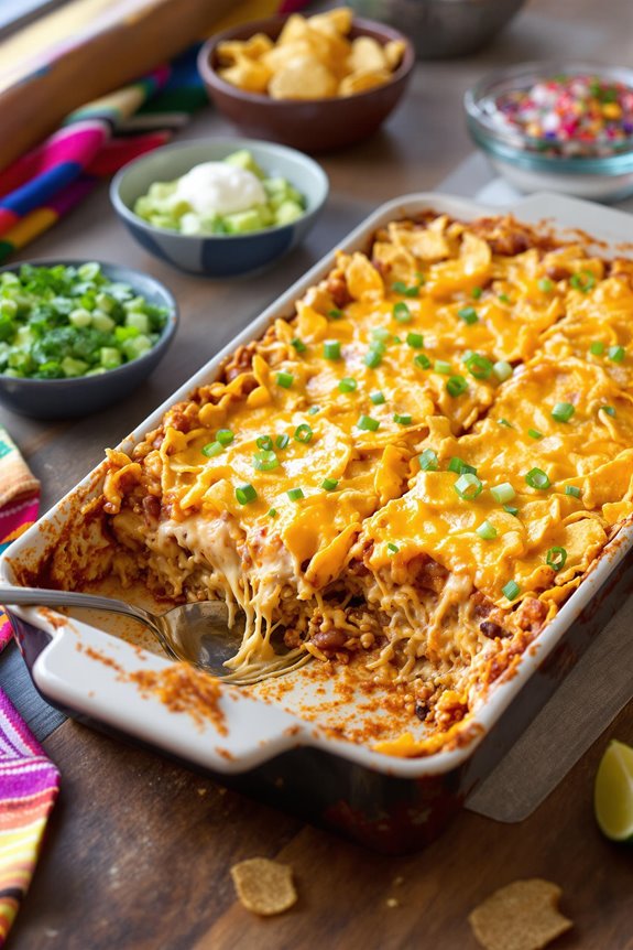 sizzling mexican enchilada bake