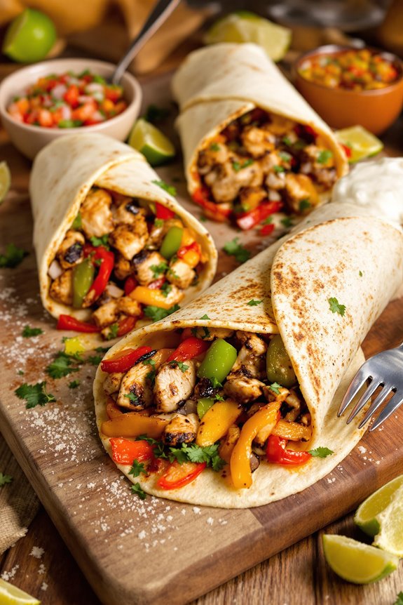 southwest chicken fajitas recipe