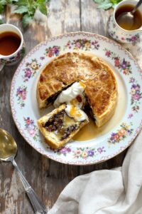 sweet british pudding dumpling