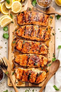 sweet glazed salmon recipe