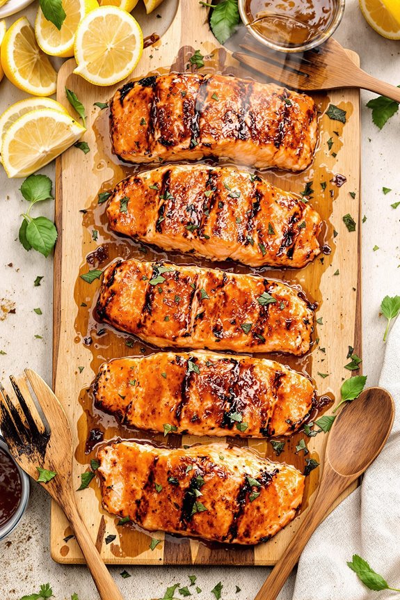 sweet glazed salmon recipe