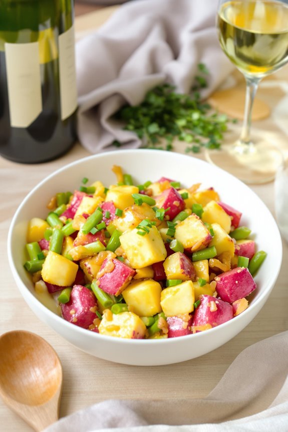 tangy mustard potato salad