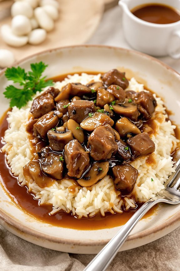 tender flavorful beef tips
