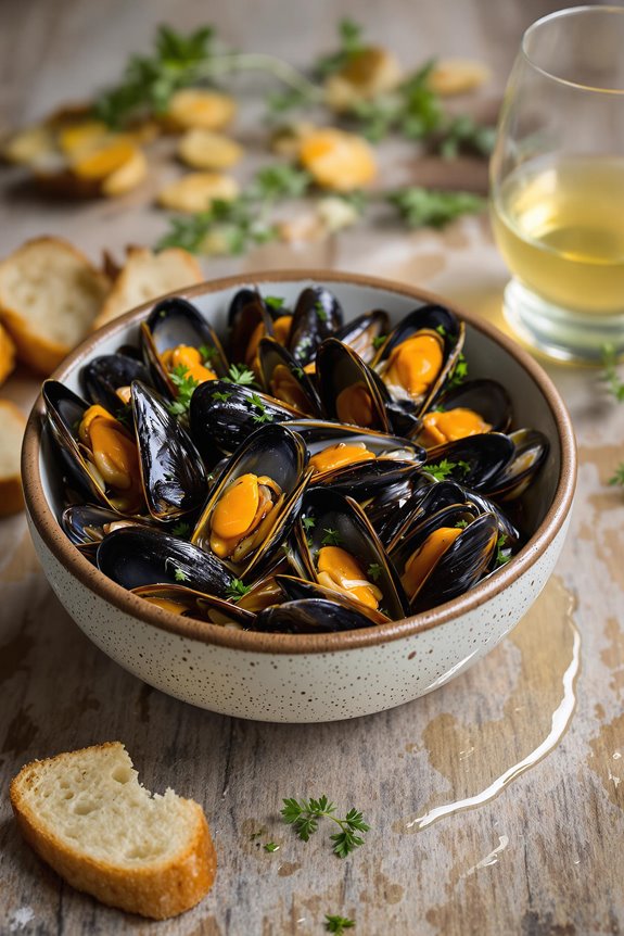 wine steamed mussels recipe