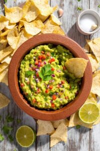 zesty homemade mexican guacamole