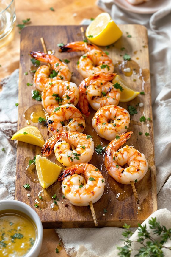 zesty mediterranean grilled shrimp