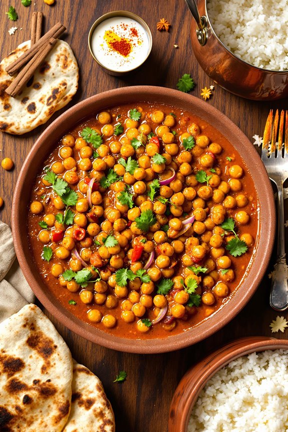 chickpea curry comfort dish