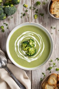 comforting creamy broccoli soup
