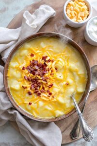 comforting creamy potato soup