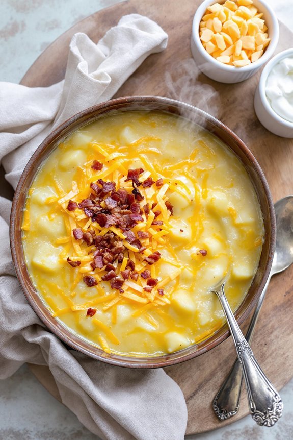 comforting creamy potato soup