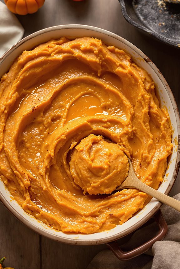 cozy peanut butter sweet potatoes