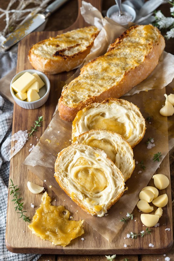 creamy roasted garlic spread