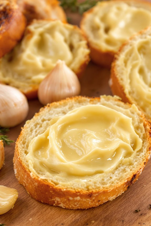 creamy roasted garlic spread