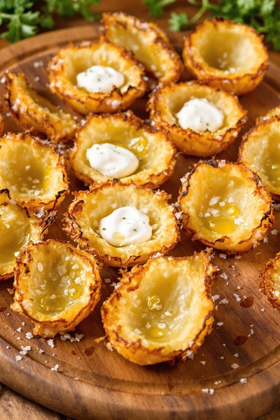 crispy baked potato skins