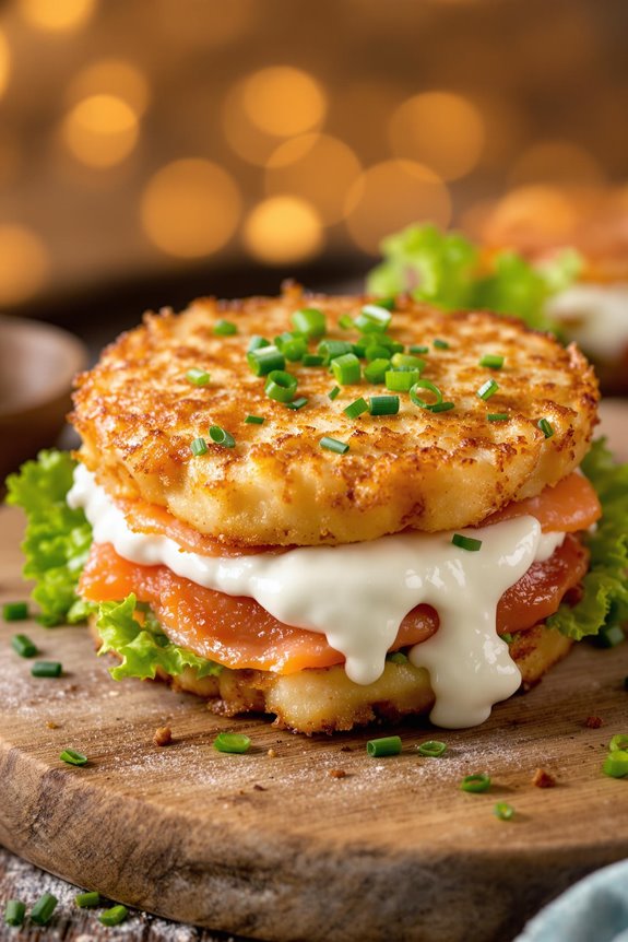 crispy latke sandwich recipe
