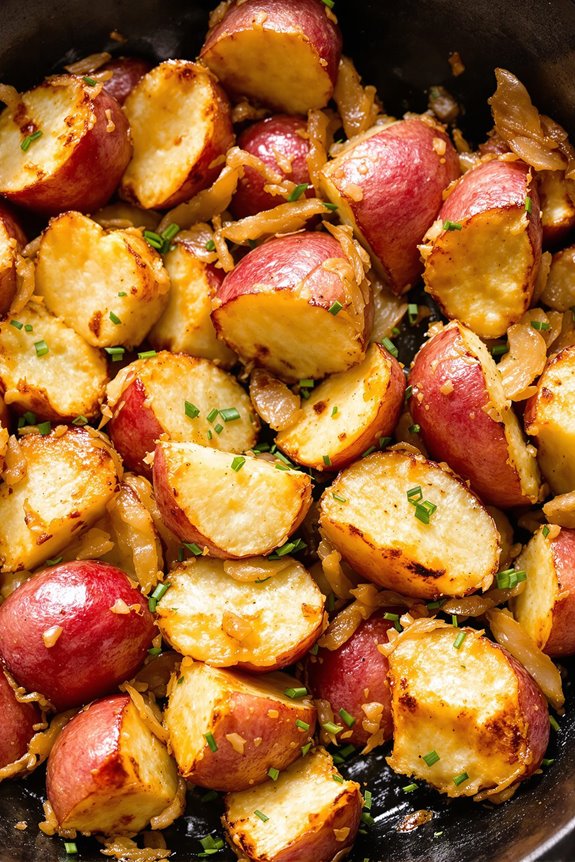 crispy oven roasted red potatoes