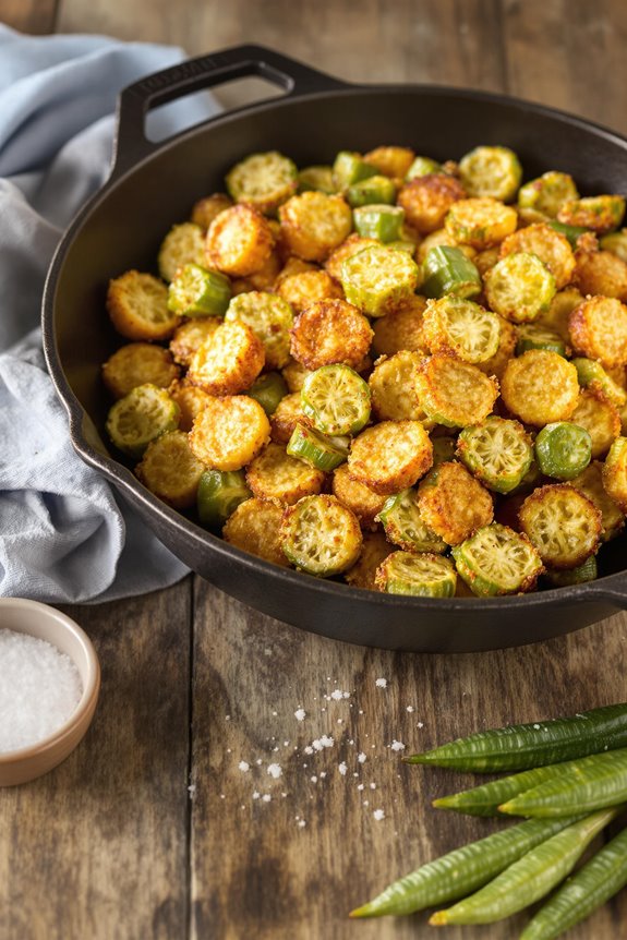 crispy southern fried okra