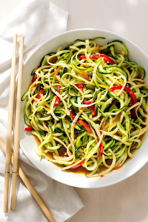 cucumber salad with ginger sesame