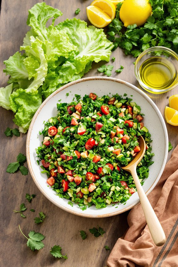 fresh herb salad delight