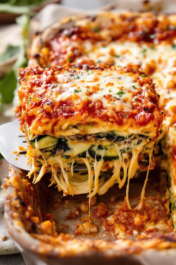 hearty italian vegetarian lasagna