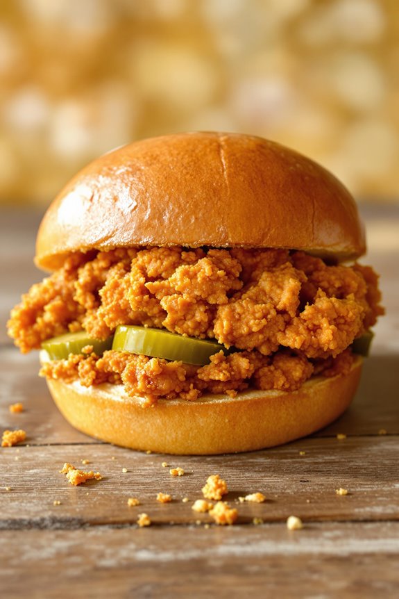 juicy southern chicken sandwich