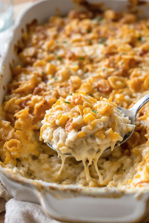 layered chicken casserole recipe