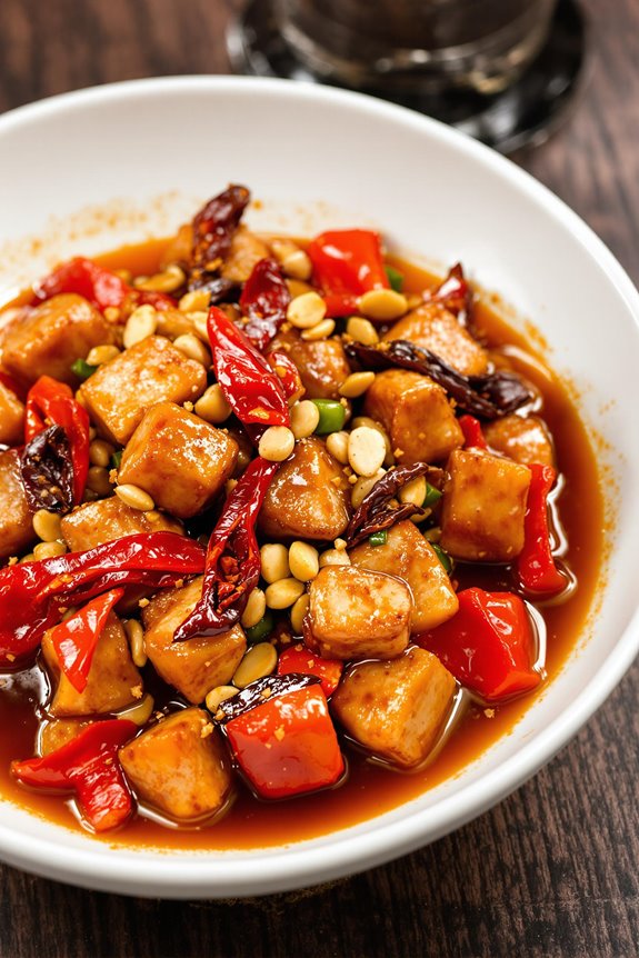 marinated chicken with sauce