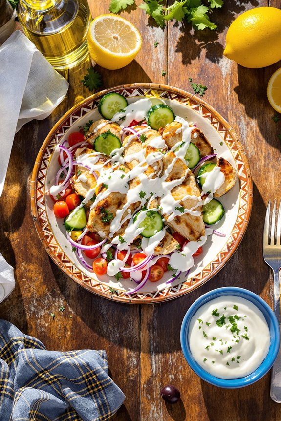 mediterranean chicken gyros recipe