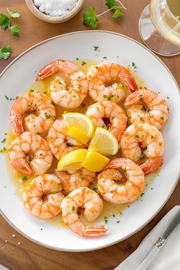 mediterranean garlic shrimp dish