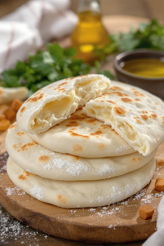 pillowy flatbreads from scratch