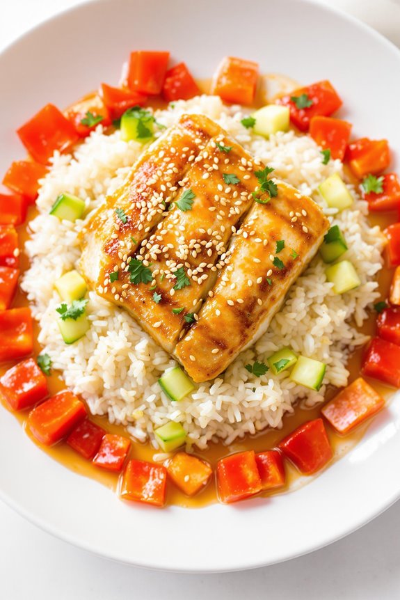sesame ginger sea bass recipe