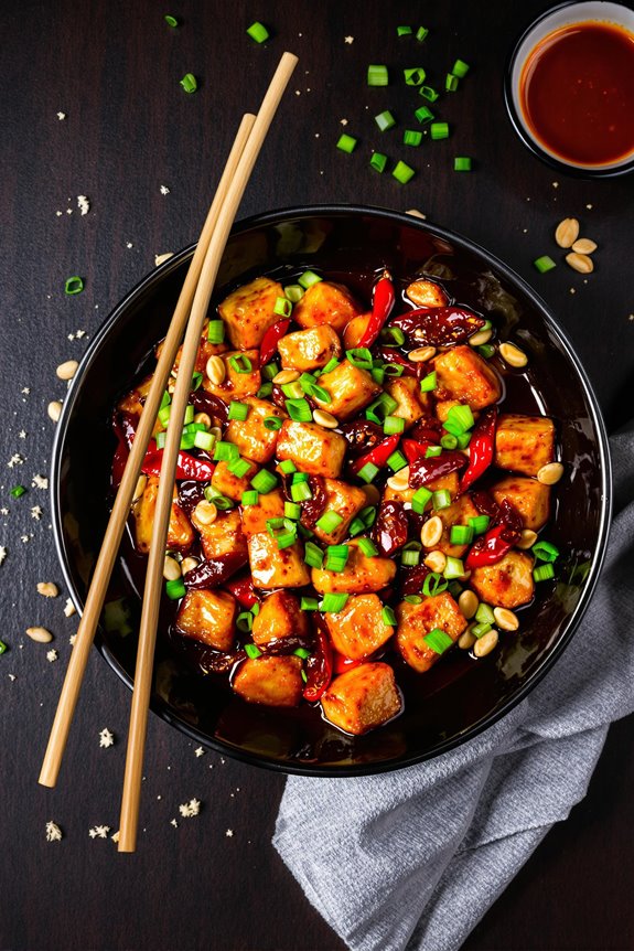 spicy kung pao chicken