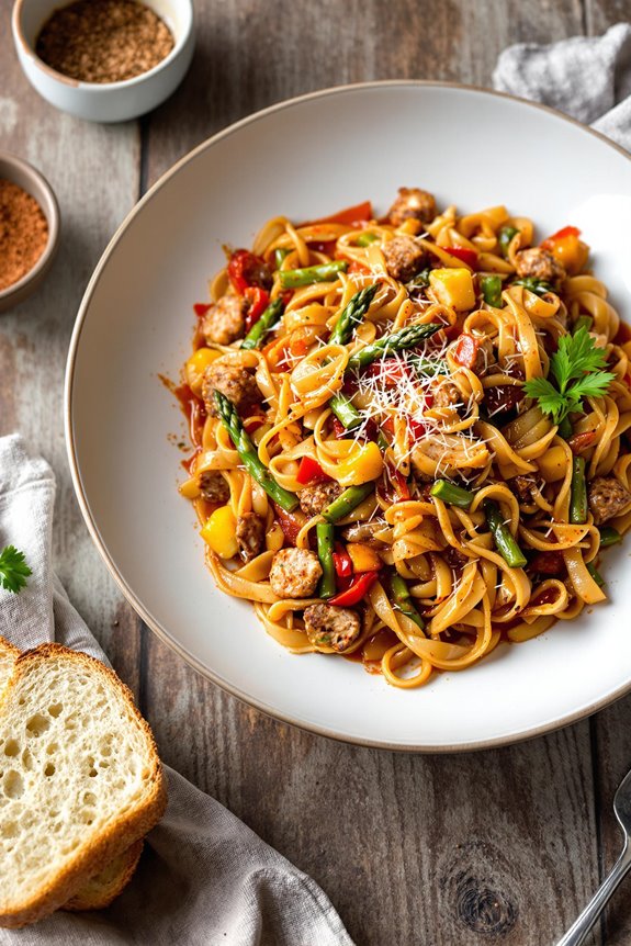 spicy louisiana pasta dish