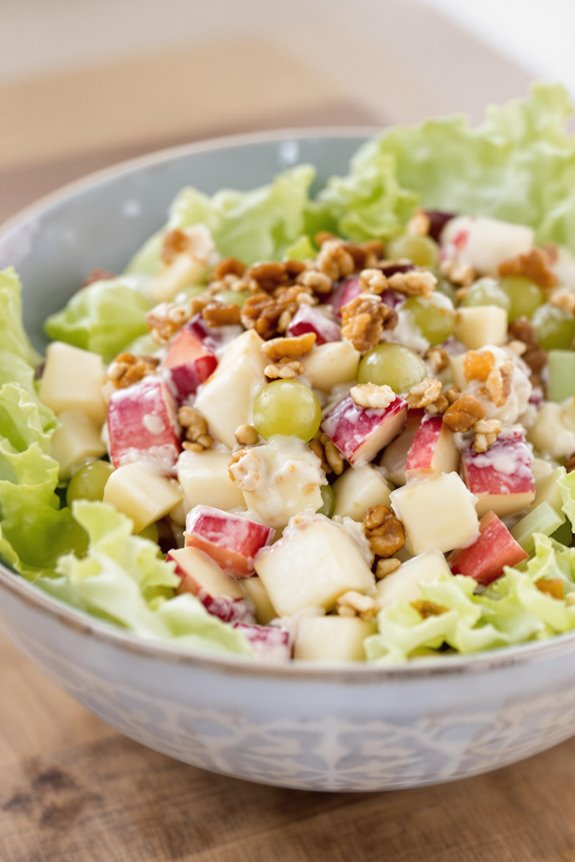 sweet and crunchy waldorf salad