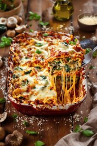 vegetarian lasagna rustic italian